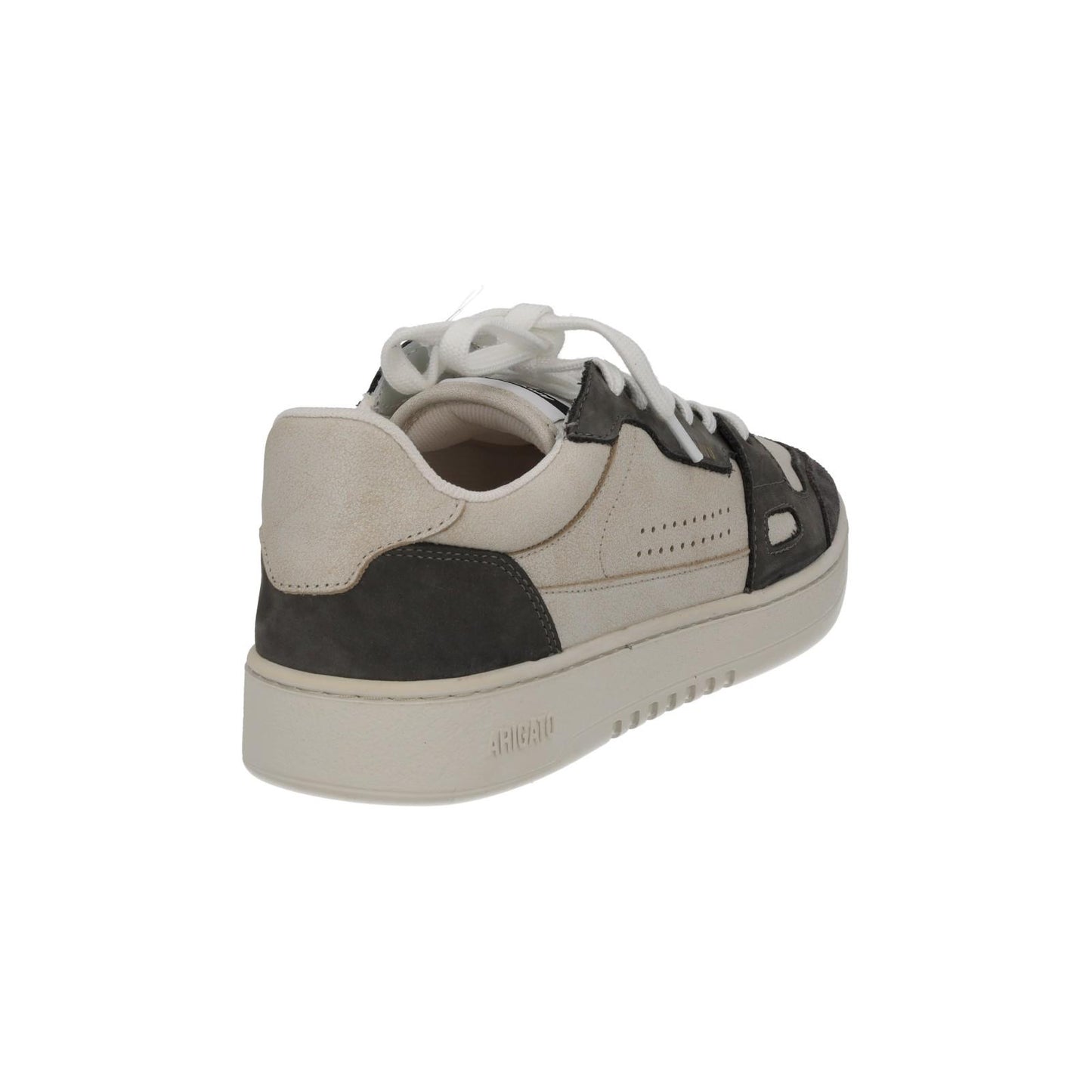 AXEL ARIGATO Men's White & Black Worn Effect Dice Lo Trainers UK6.5 RRP215 NEW