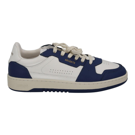 AXEL ARIGATO Men's White & Blue Leather Dice Lo Trainers Size UK7 RRP215 NEW