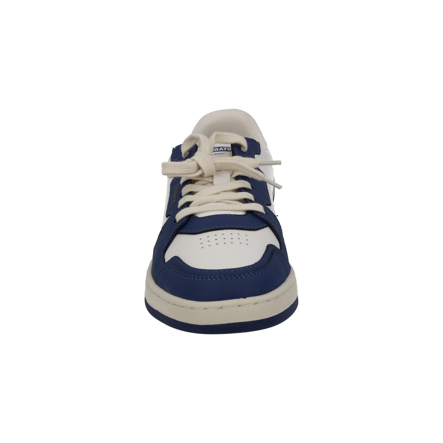 AXEL ARIGATO Men's White & Blue Leather Dice Lo Trainers Size UK7 RRP215 NEW