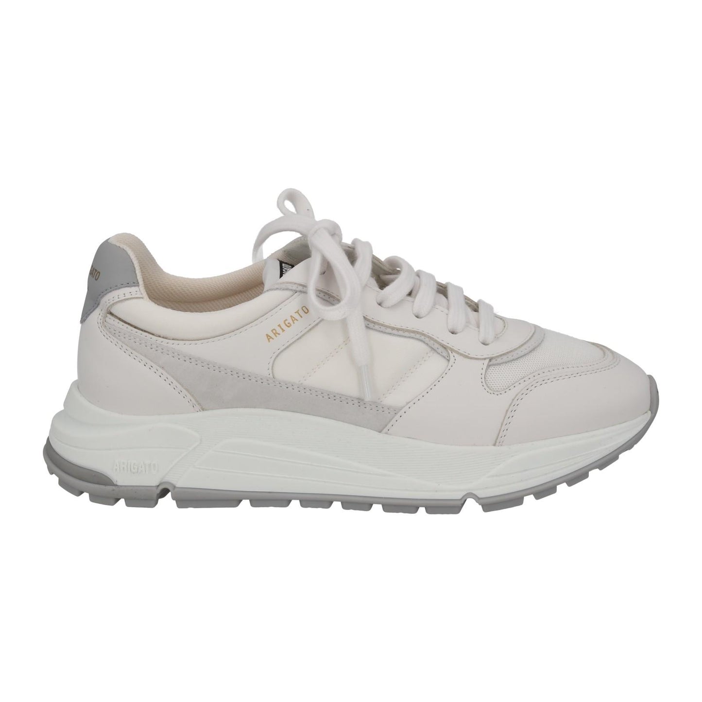 AXEL ARIGATO Ladies White Leather Lace-Up Rush Trainers EU39 UK6 RRP210 NEW