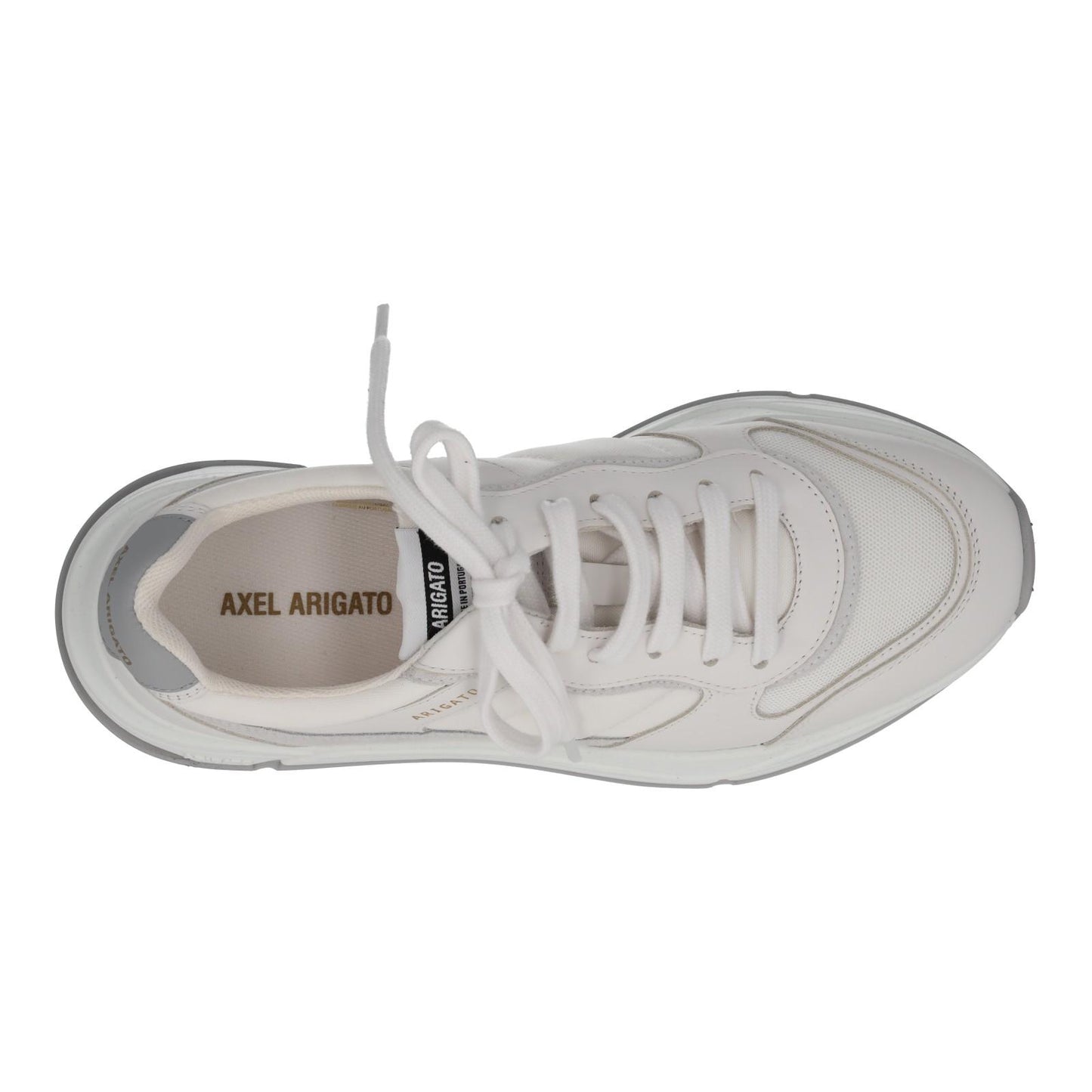 AXEL ARIGATO Ladies White Leather Lace-Up Rush Trainers EU39 UK6 RRP210 NEW