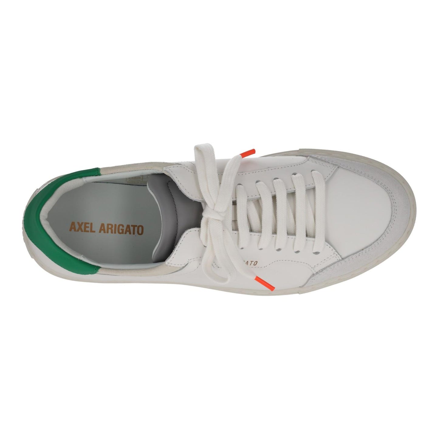 AXEL ARIGATO Men's White & Green Leather Clean 180 Trainers Size UK6 RRP215 NEW