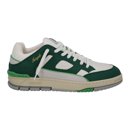 AXEL ARIGATO Men's Green & White Leather Area Low Trainers Size UK10 RRP265 NEW