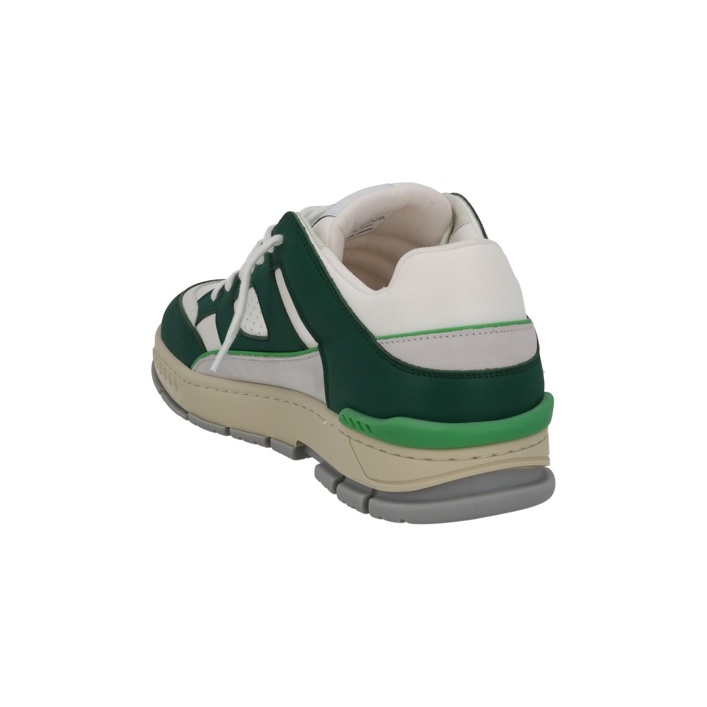 AXEL ARIGATO Men's Green & White Leather Area Low Trainers Size UK10 RRP265 NEW