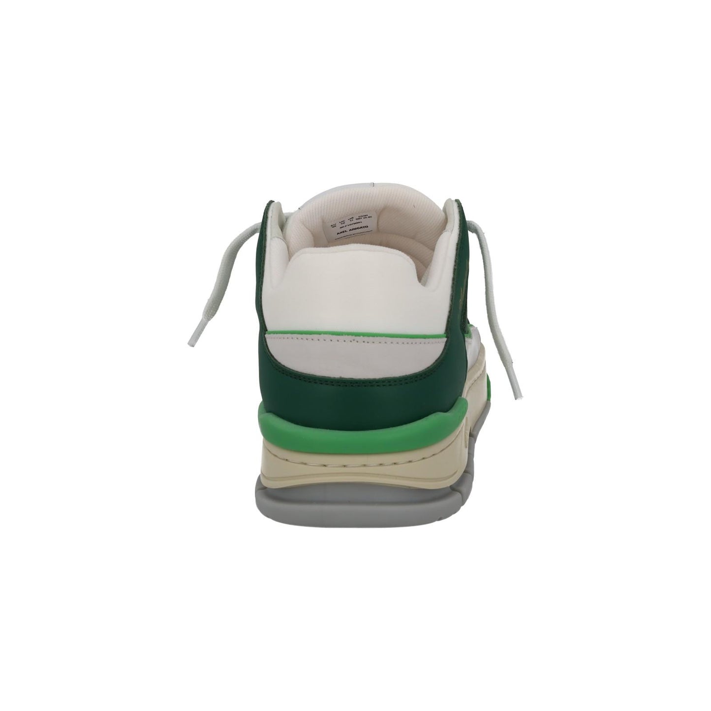 AXEL ARIGATO Men's Green & White Leather Area Low Trainers Size UK10 RRP265 NEW