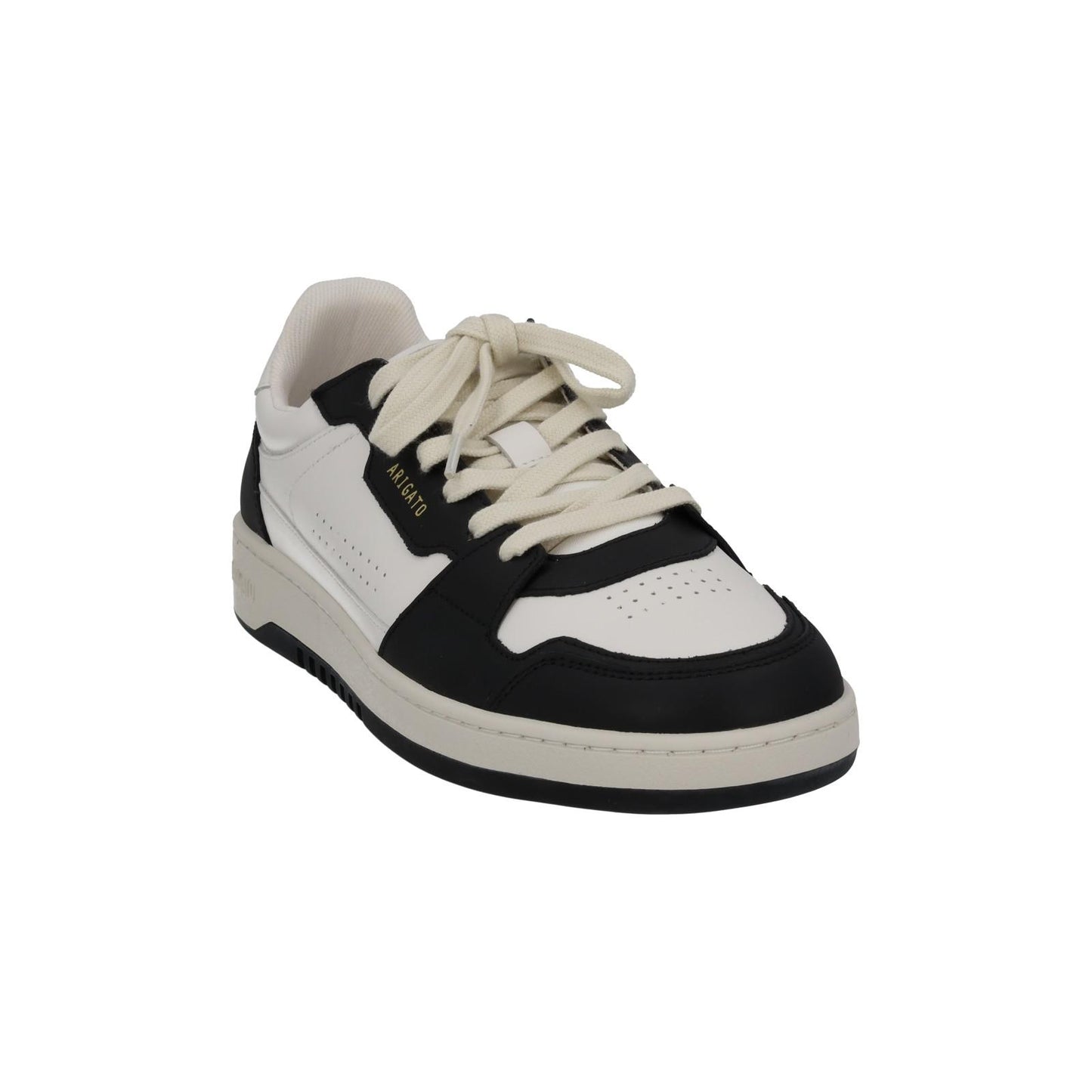 AXEL ARIGATO Men's White & Black Leather Dice Lo Trainers Size UK6 RRP215 NEW