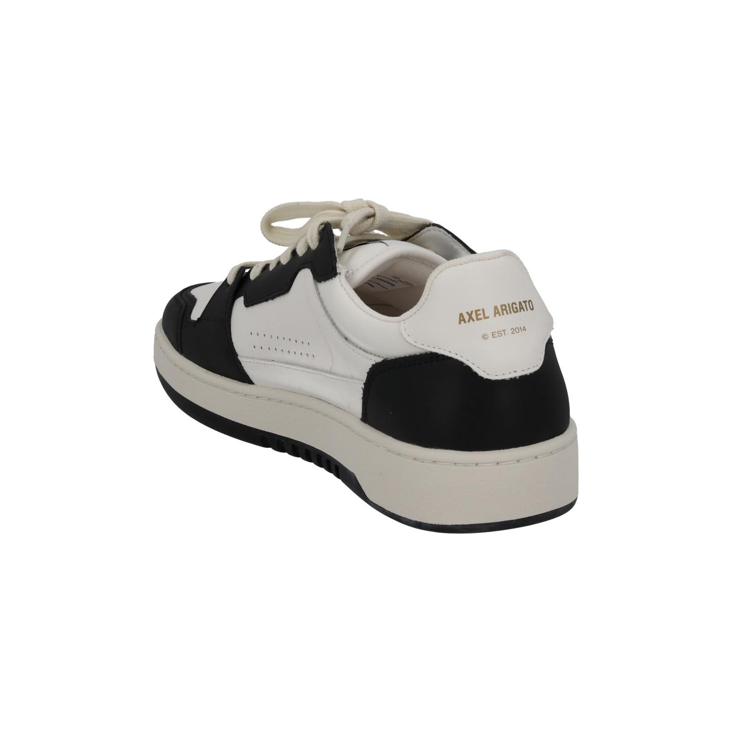 AXEL ARIGATO Men's White & Black Leather Dice Lo Trainers Size UK6 RRP215 NEW