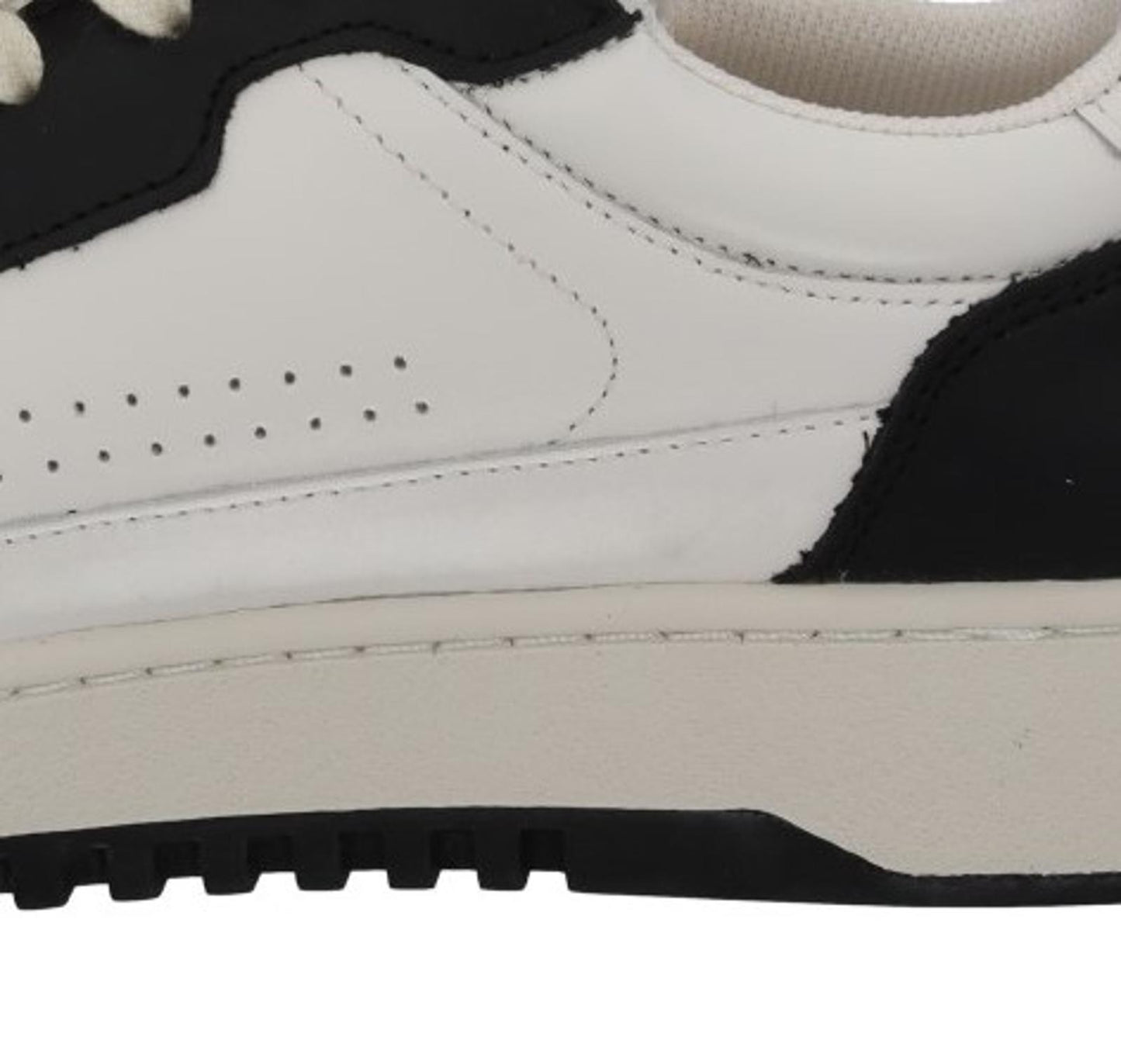 AXEL ARIGATO Men's White & Black Leather Dice Lo Trainers Size UK6 RRP215 NEW