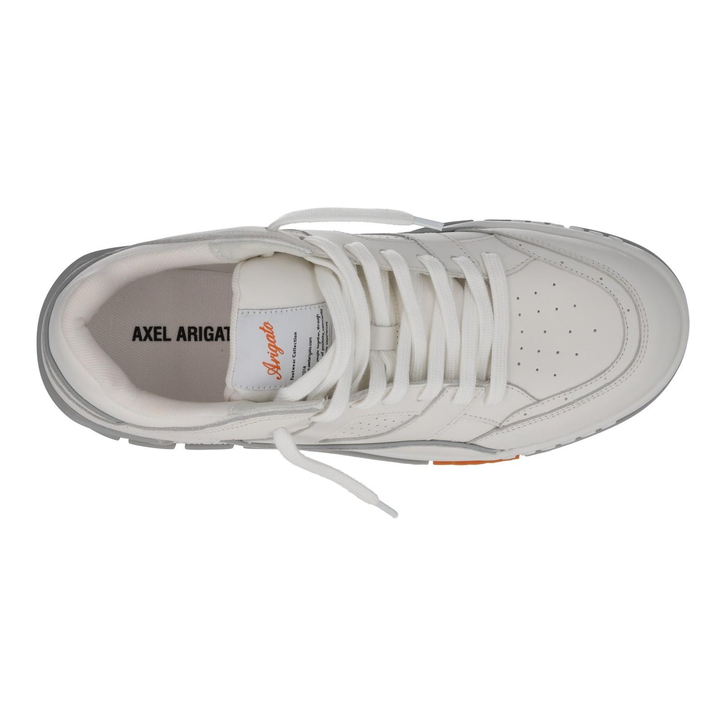 AXEL ARIGATO Men's White Leather Area Low Lace-Up Trainers Size UK9.5 RRP265 NEW