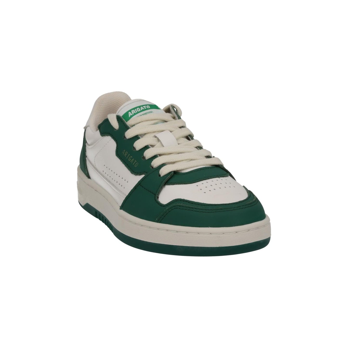 AXEL ARIGATO Ladies White & Green Leather Dice Lo Trainers EU35 UK2.5 RRP215 NEW