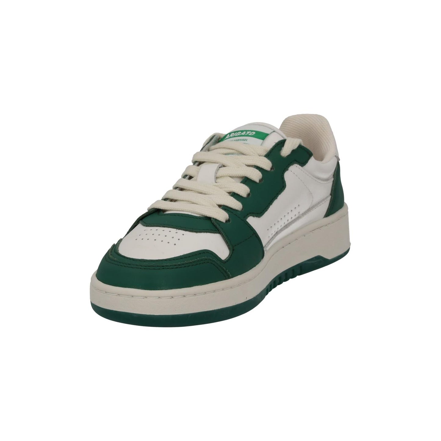 AXEL ARIGATO Ladies White & Green Leather Dice Lo Trainers EU35 UK2.5 RRP215 NEW