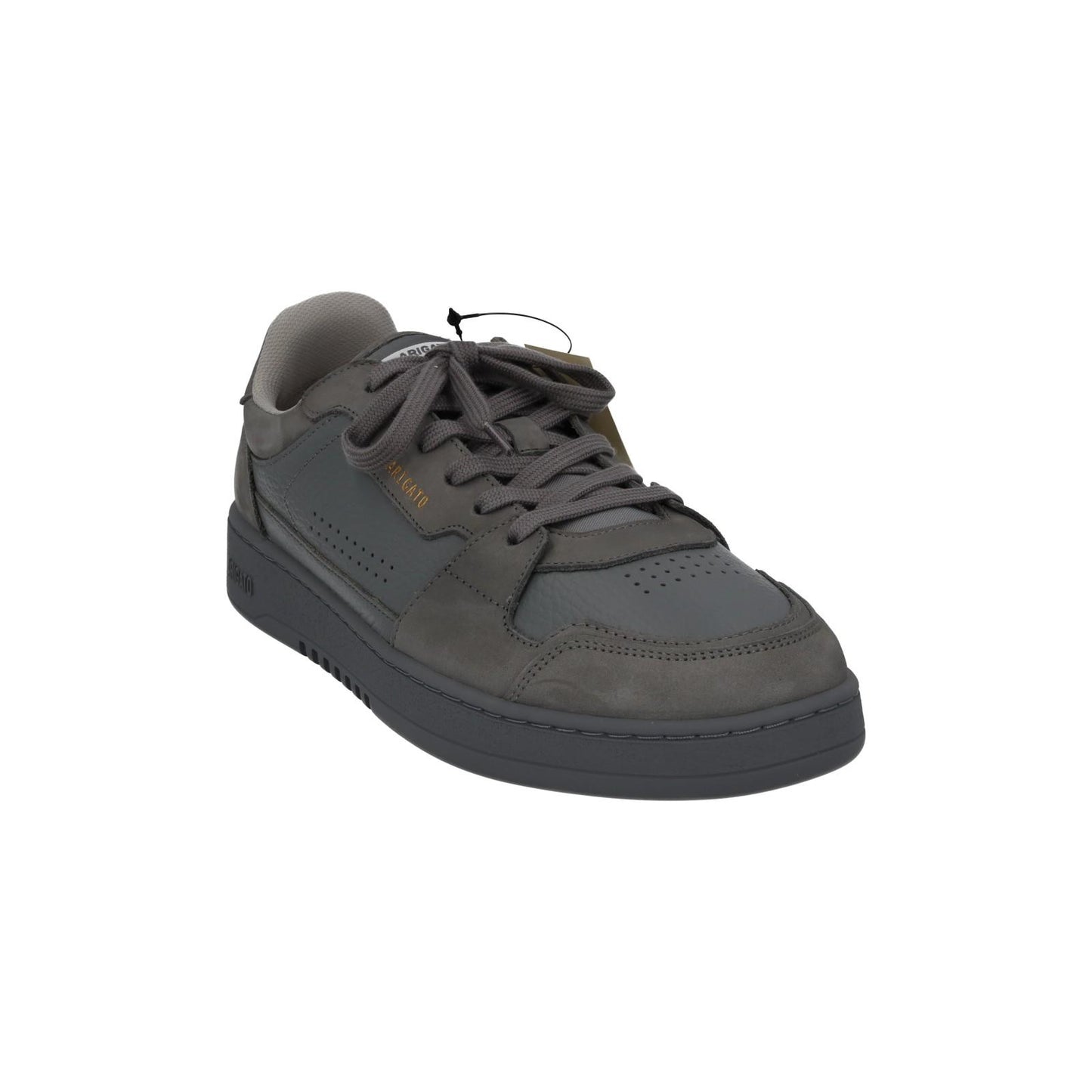AXEL ARIGATO Men's Grey Leather Suede Dice Mono Trainers Size UK10 RRP215 NEW