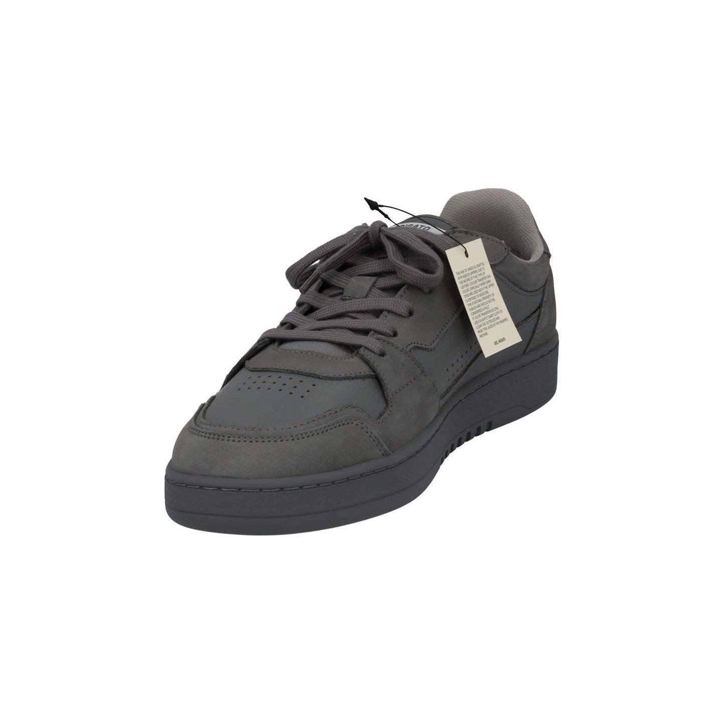 AXEL ARIGATO Men's Grey Leather Suede Dice Mono Trainers Size UK10 RRP215 NEW