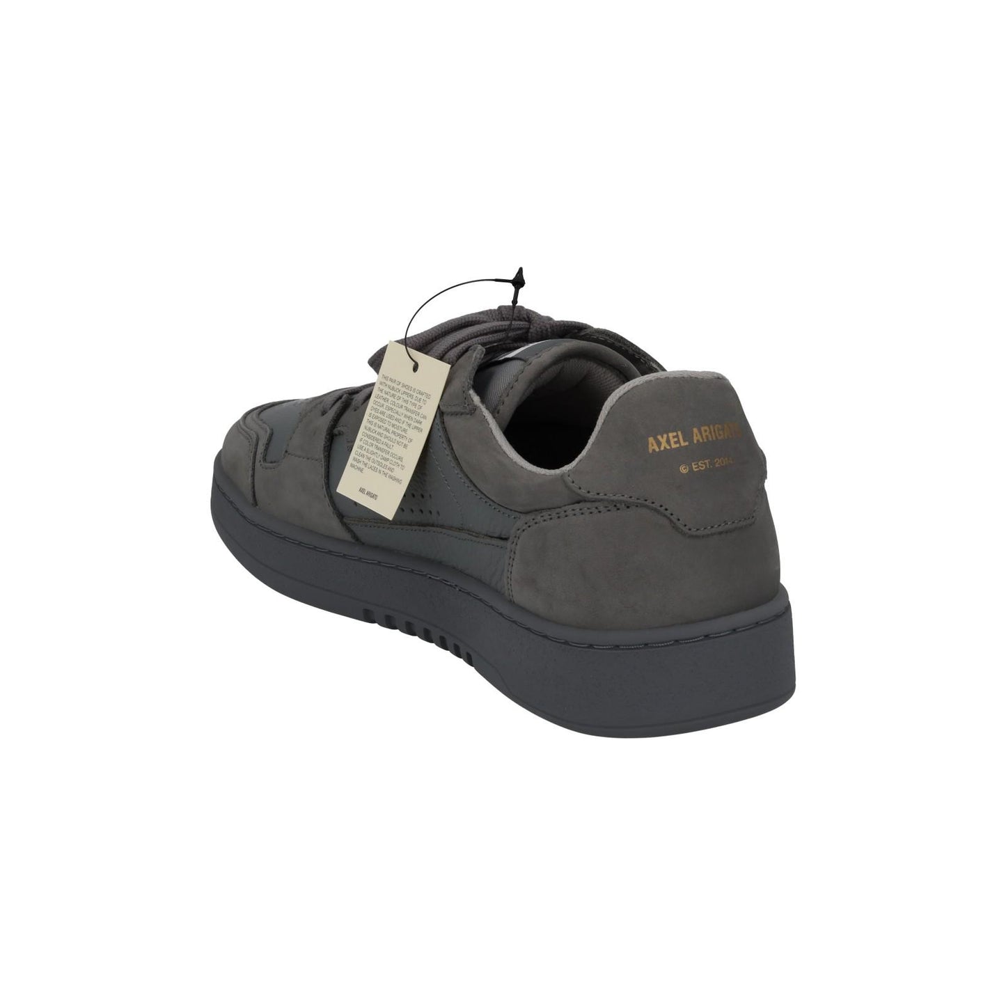 AXEL ARIGATO Men's Grey Leather Suede Dice Mono Trainers Size UK10 RRP215 NEW