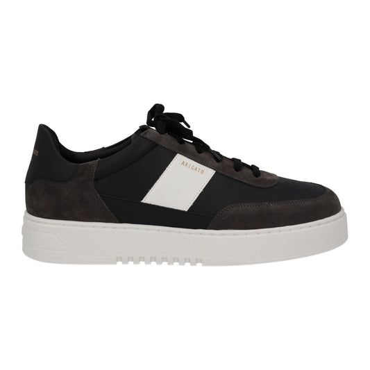 AXEL ARIGATO Men's Black & White Leather Lace-Up Orbit Trainers UK11 RRP230 NEW