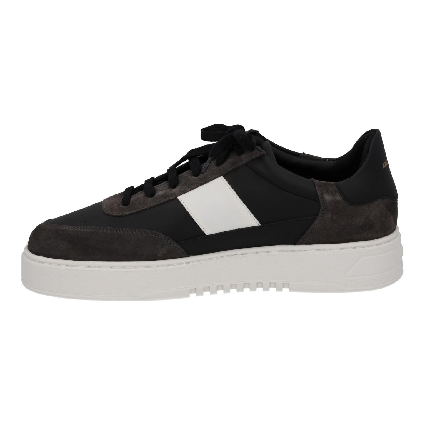 AXEL ARIGATO Men's Black & White Leather Lace-Up Orbit Trainers UK11 RRP230 NEW