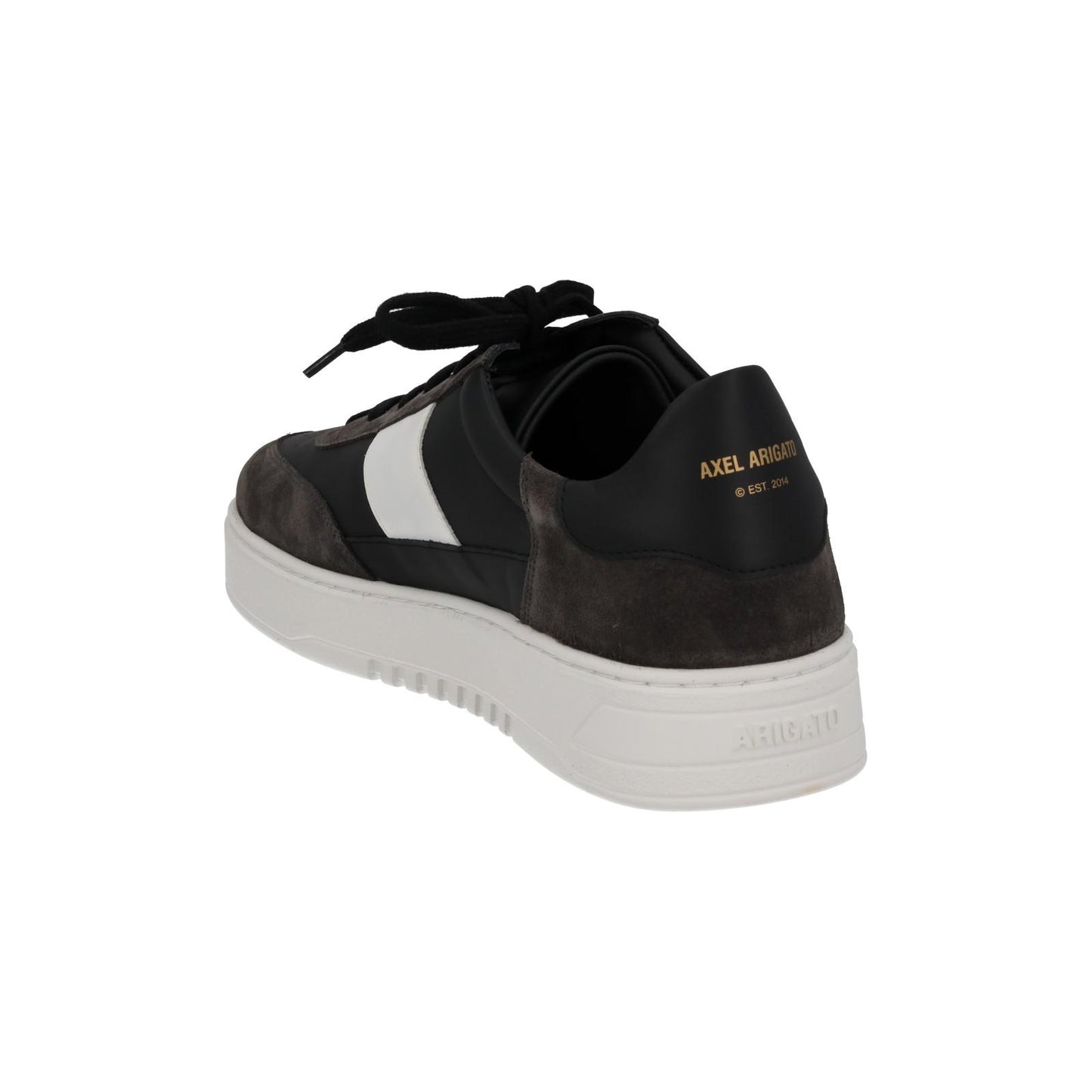 AXEL ARIGATO Men's Black & White Leather Lace-Up Orbit Trainers UK11 RRP230 NEW