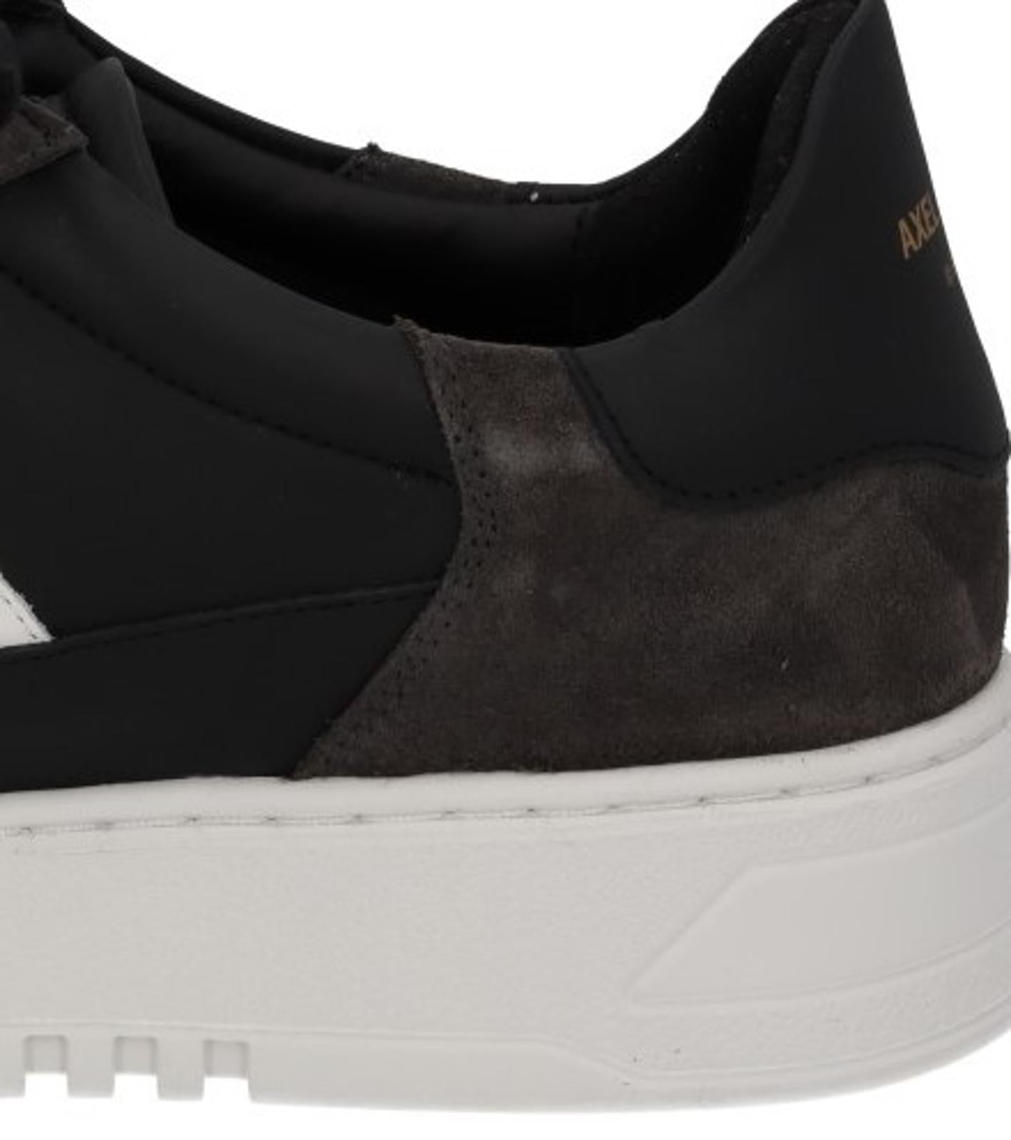 AXEL ARIGATO Men's Black & White Leather Lace-Up Orbit Trainers UK11 RRP230 NEW