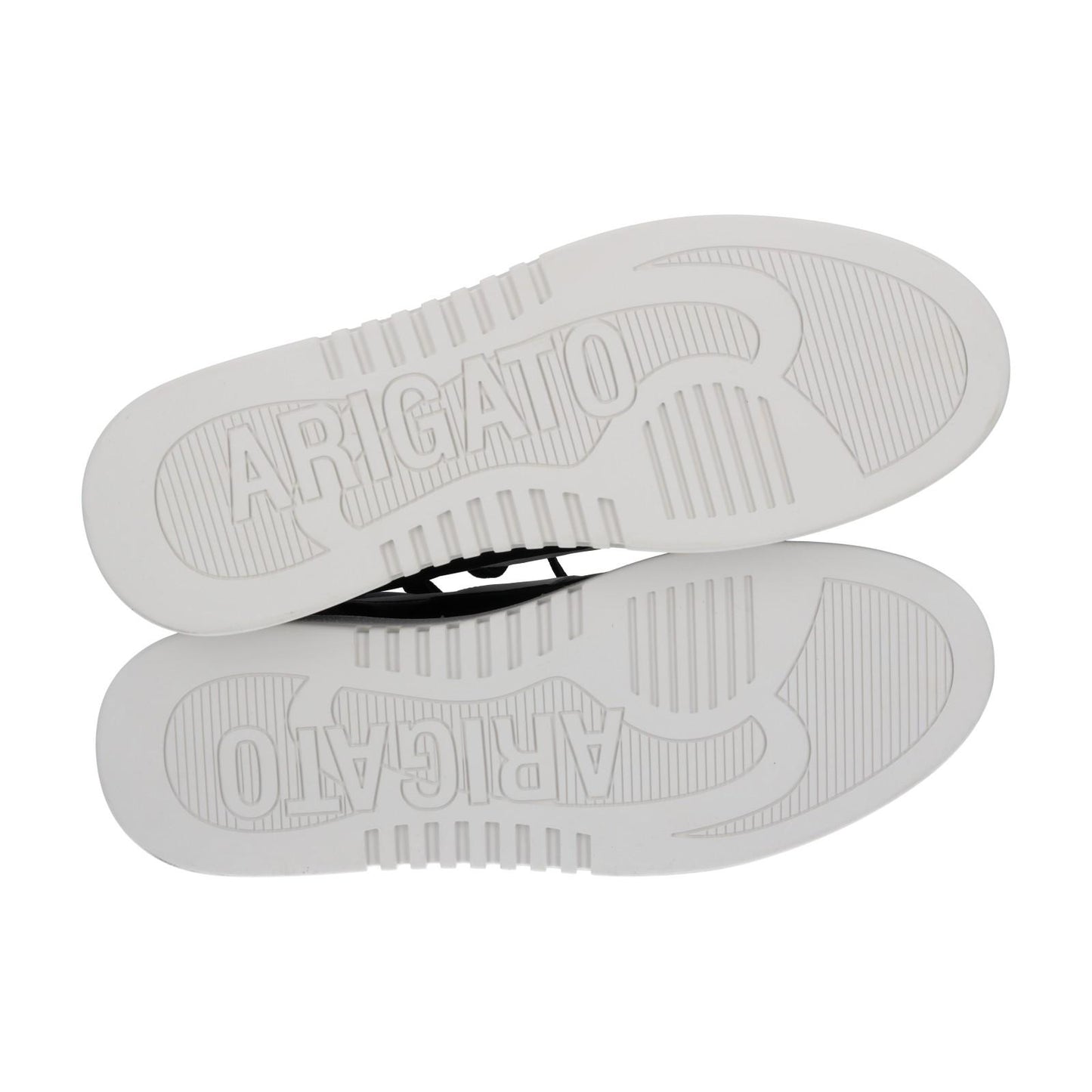 AXEL ARIGATO Men's Black & White Leather Lace-Up Orbit Trainers UK11 RRP230 NEW
