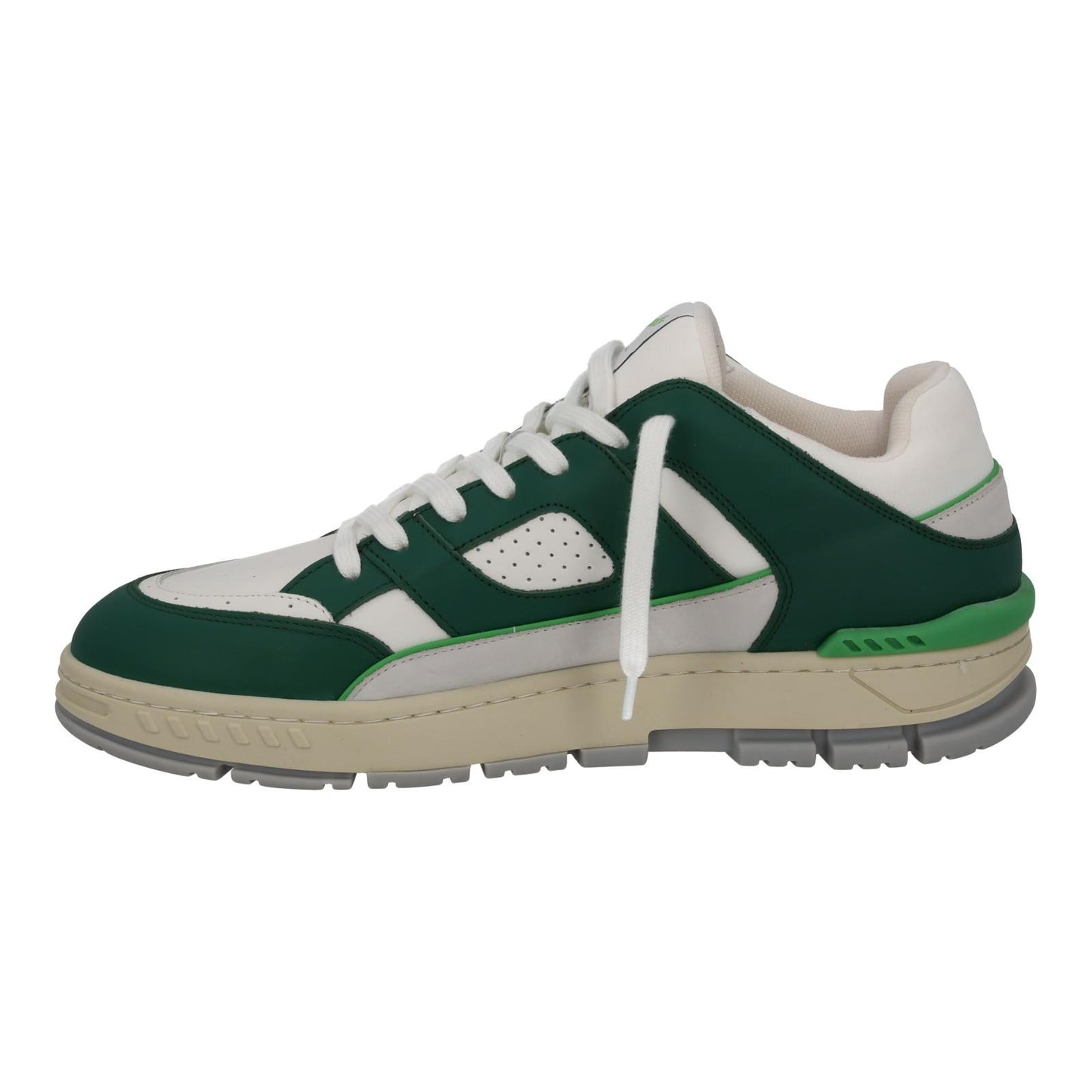 AXEL ARIGATO Men's Green & White Leather Area Low Trainers Size UK11 RRP265 NEW