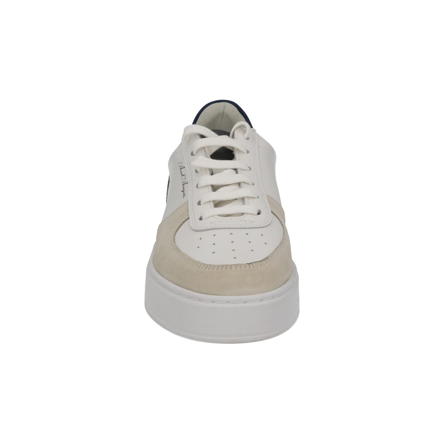 AXEL ARIGATO Men's White Suede Panelled Low Top Orbit Trainers UK8 RRP230 NEW