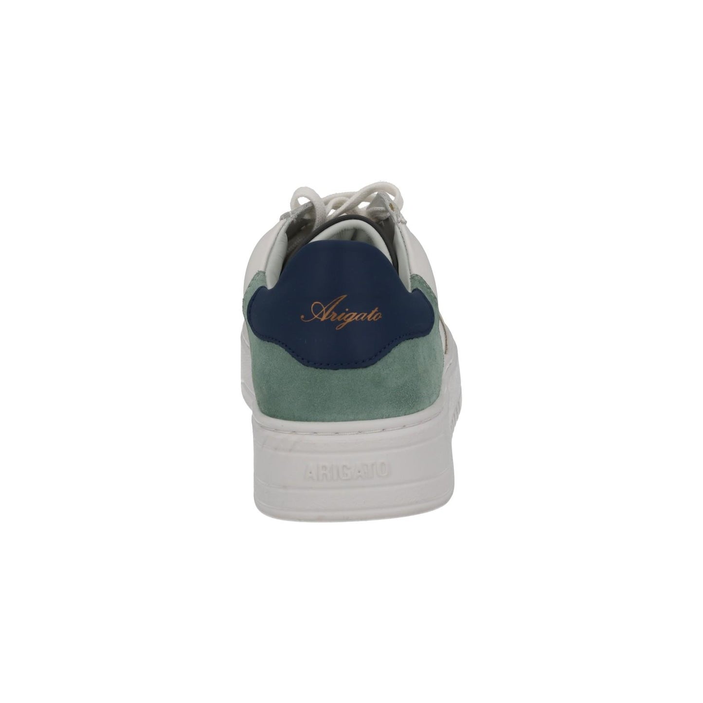 AXEL ARIGATO Men's White Suede Panelled Low Top Orbit Trainers UK8 RRP230 NEW
