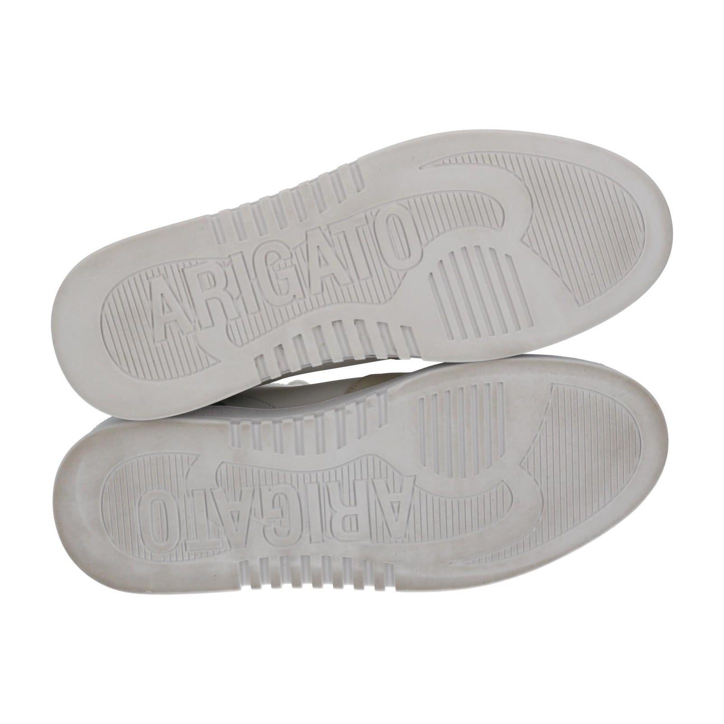 AXEL ARIGATO Men's White Suede Panelled Low Top Orbit Trainers UK8 RRP230 NEW