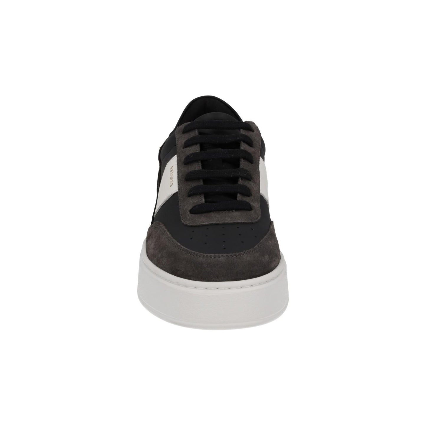 AXEL ARIGATO Men's Black & White Leather Lace-Up Orbit Trainers UK6 RRP230 NEW