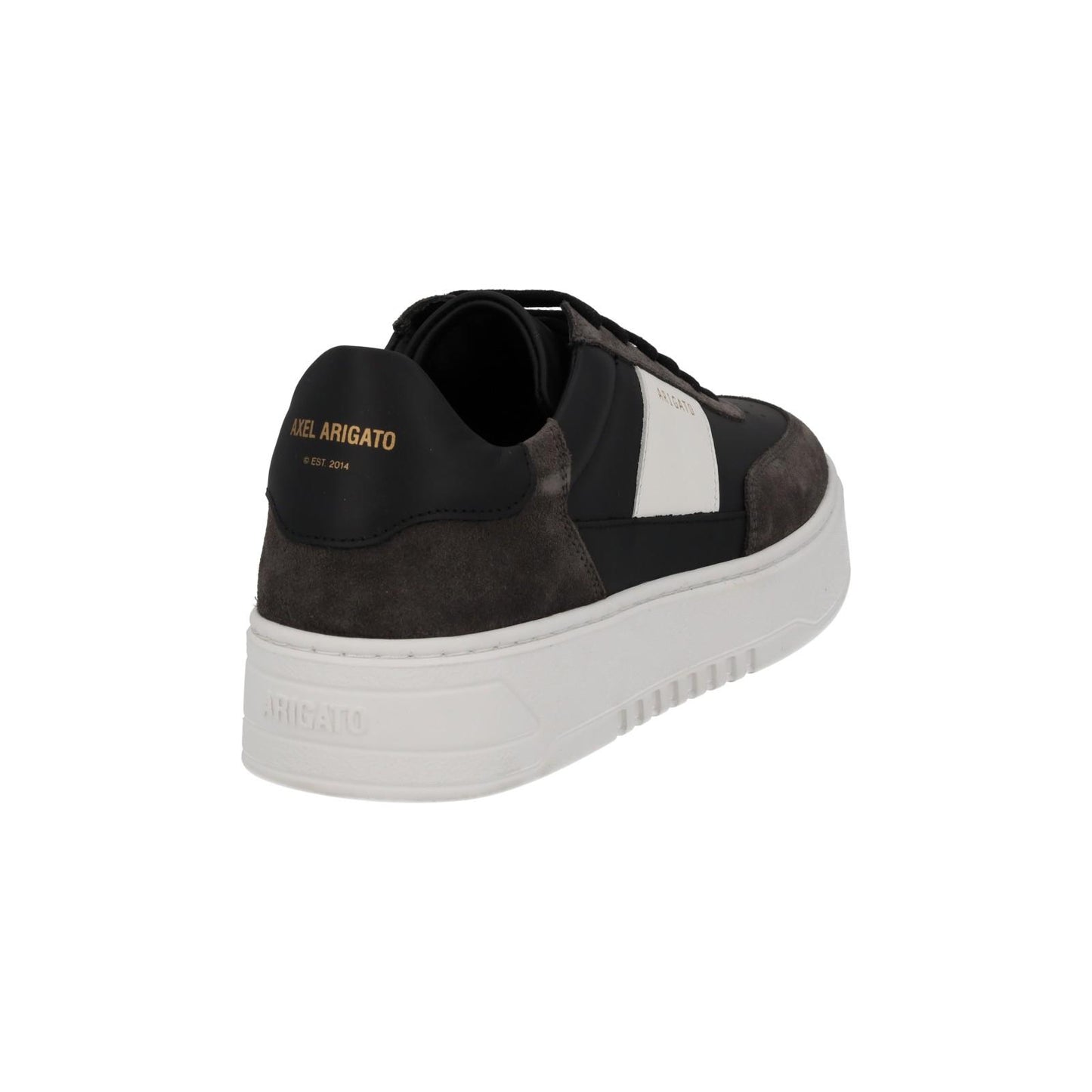 AXEL ARIGATO Men's Black & White Leather Lace-Up Orbit Trainers UK6 RRP230 NEW