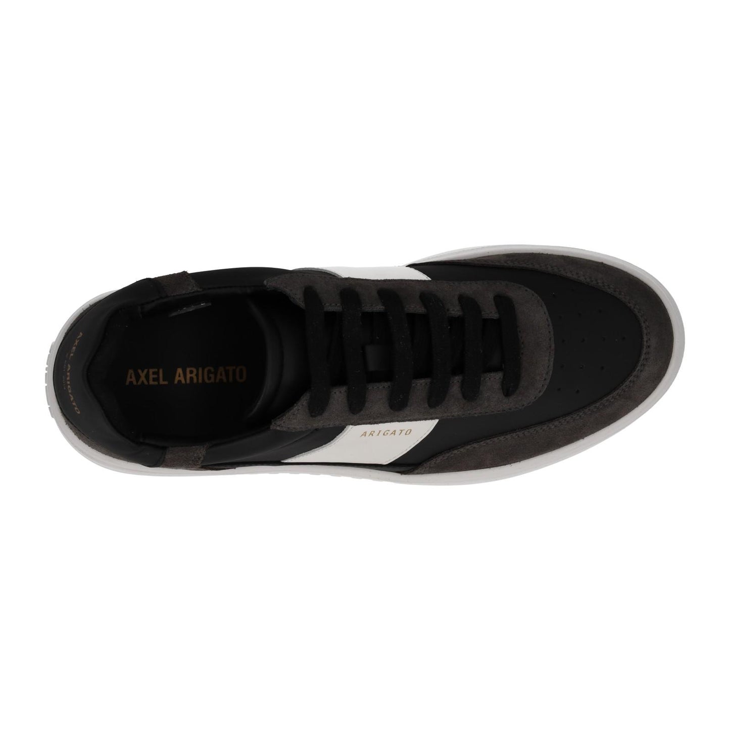 AXEL ARIGATO Men's Black & White Leather Lace-Up Orbit Trainers UK6 RRP230 NEW