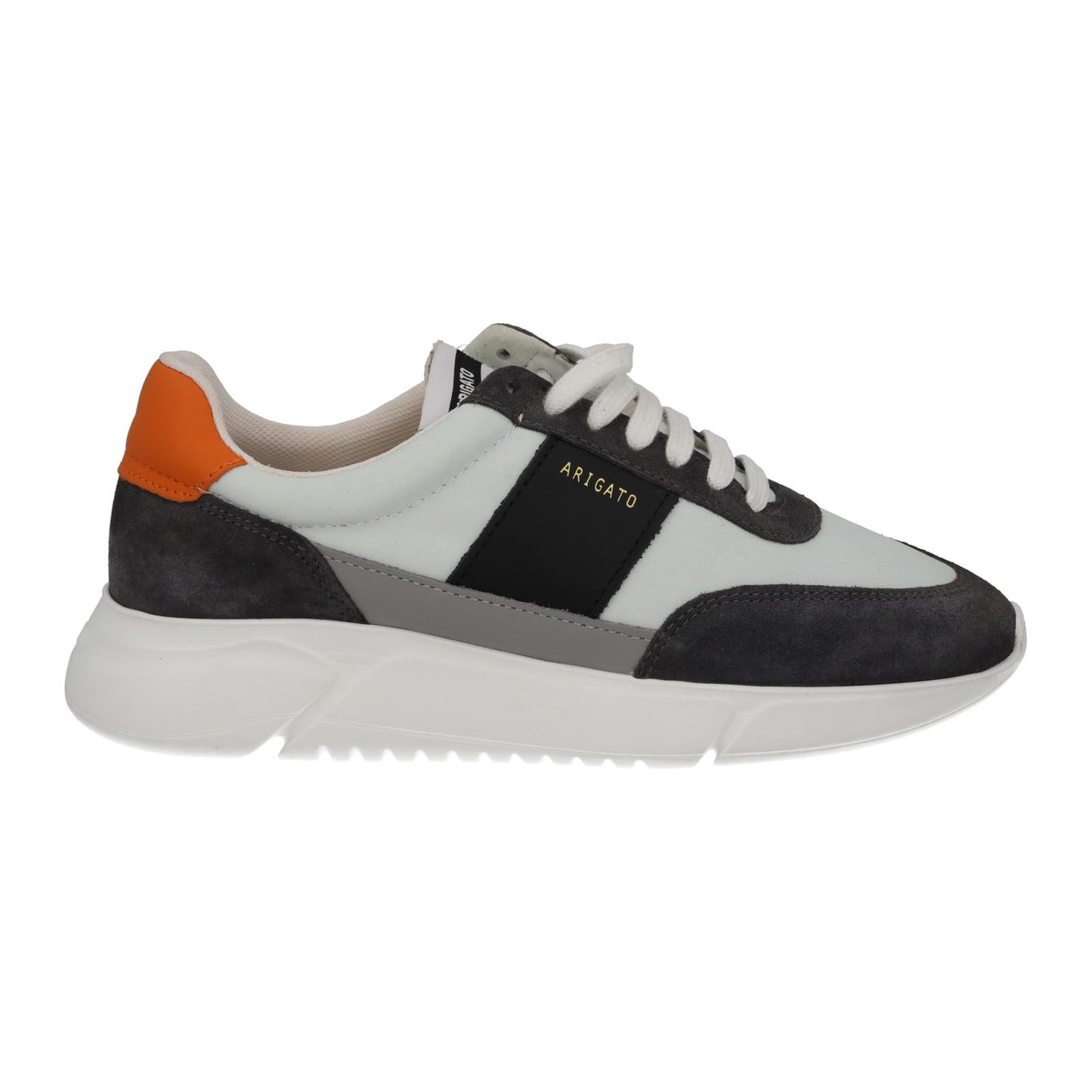 AXEL ARIGATO Men's Grey & Black Genesis Vintage Runner Trainers UK5 RRP215 NEW