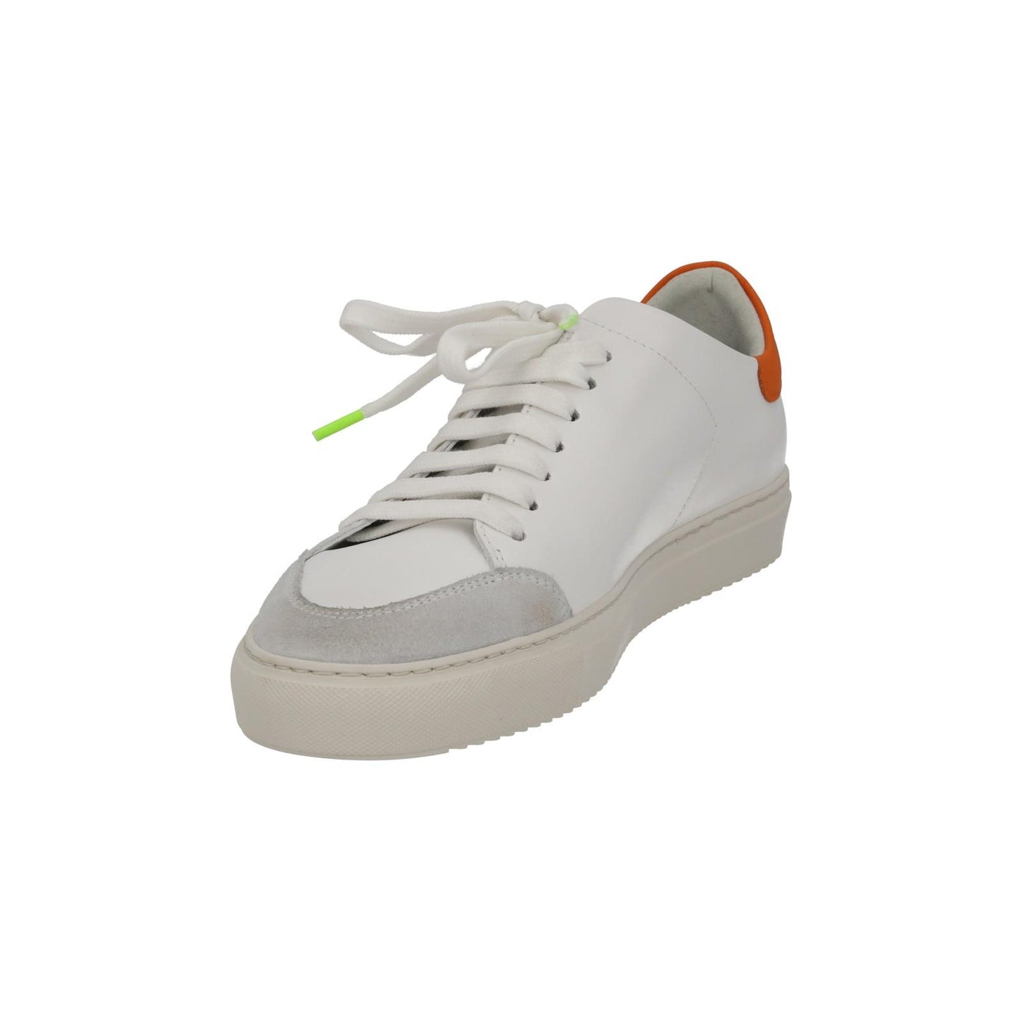 AXEL ARIGATO White & Orange Leather Clean 90 Triple Trainers UK5 RRP220 NEW