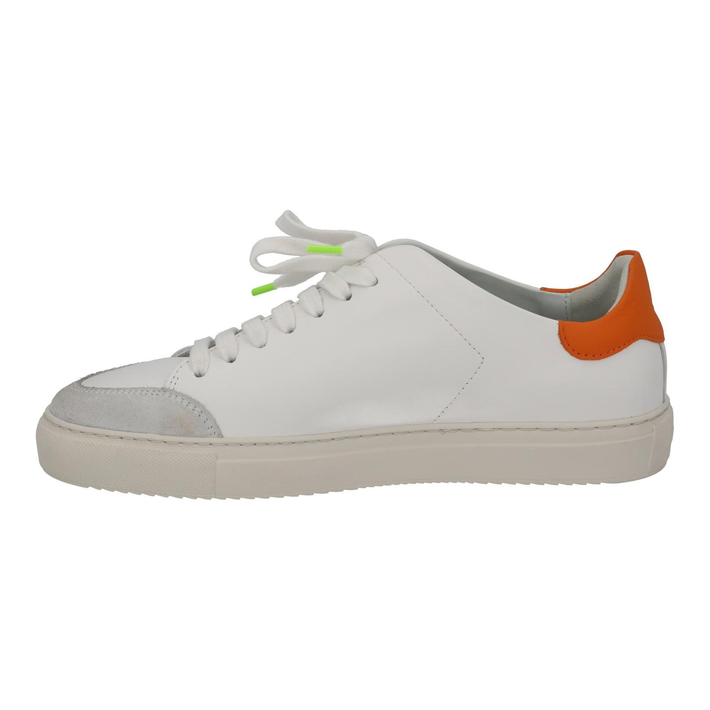 AXEL ARIGATO White & Orange Leather Clean 90 Triple Trainers UK5 RRP220 NEW
