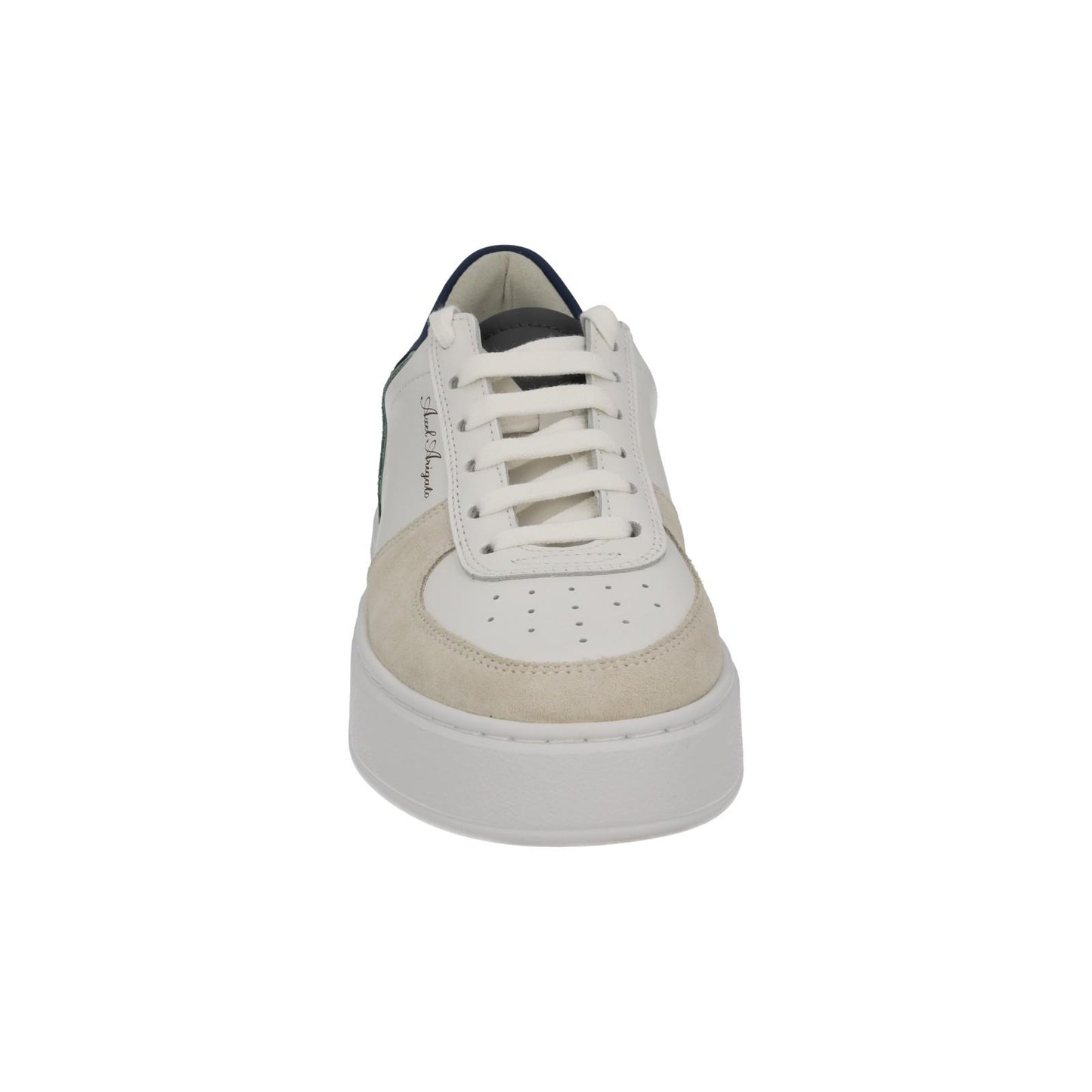 AXEL ARIGATO Men's White Suede Lace-Up Low Top Orbit Trainers UK6 RRP230 NEW