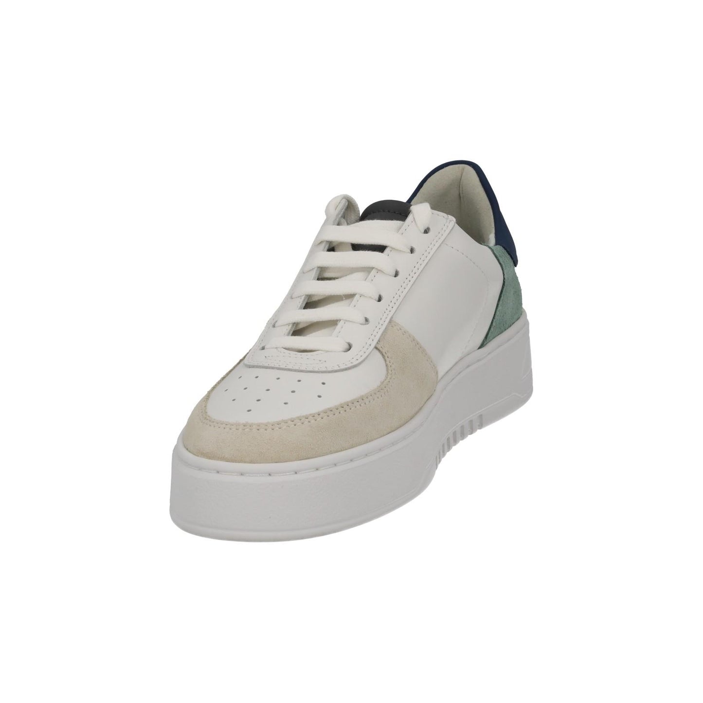 AXEL ARIGATO Men's White Suede Lace-Up Low Top Orbit Trainers UK6 RRP230 NEW