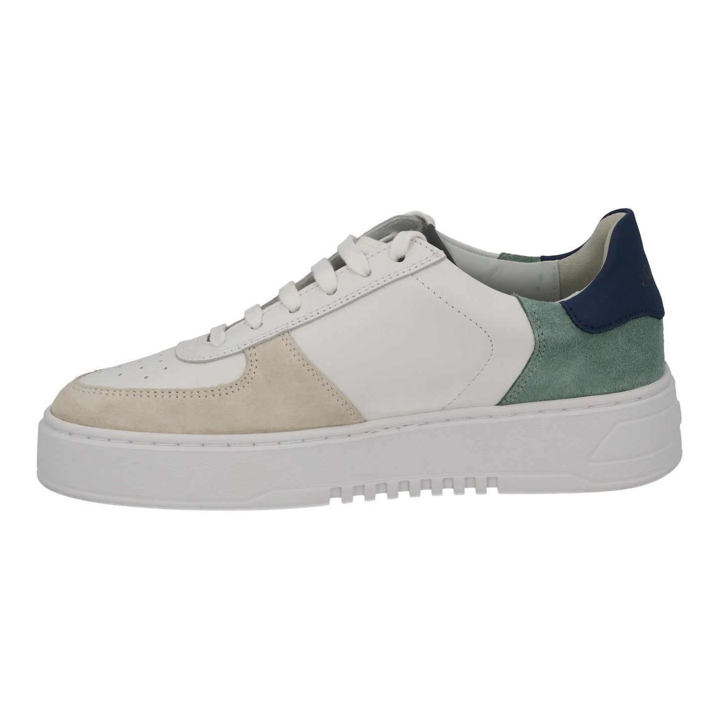 AXEL ARIGATO Men's White Suede Lace-Up Low Top Orbit Trainers UK6 RRP230 NEW