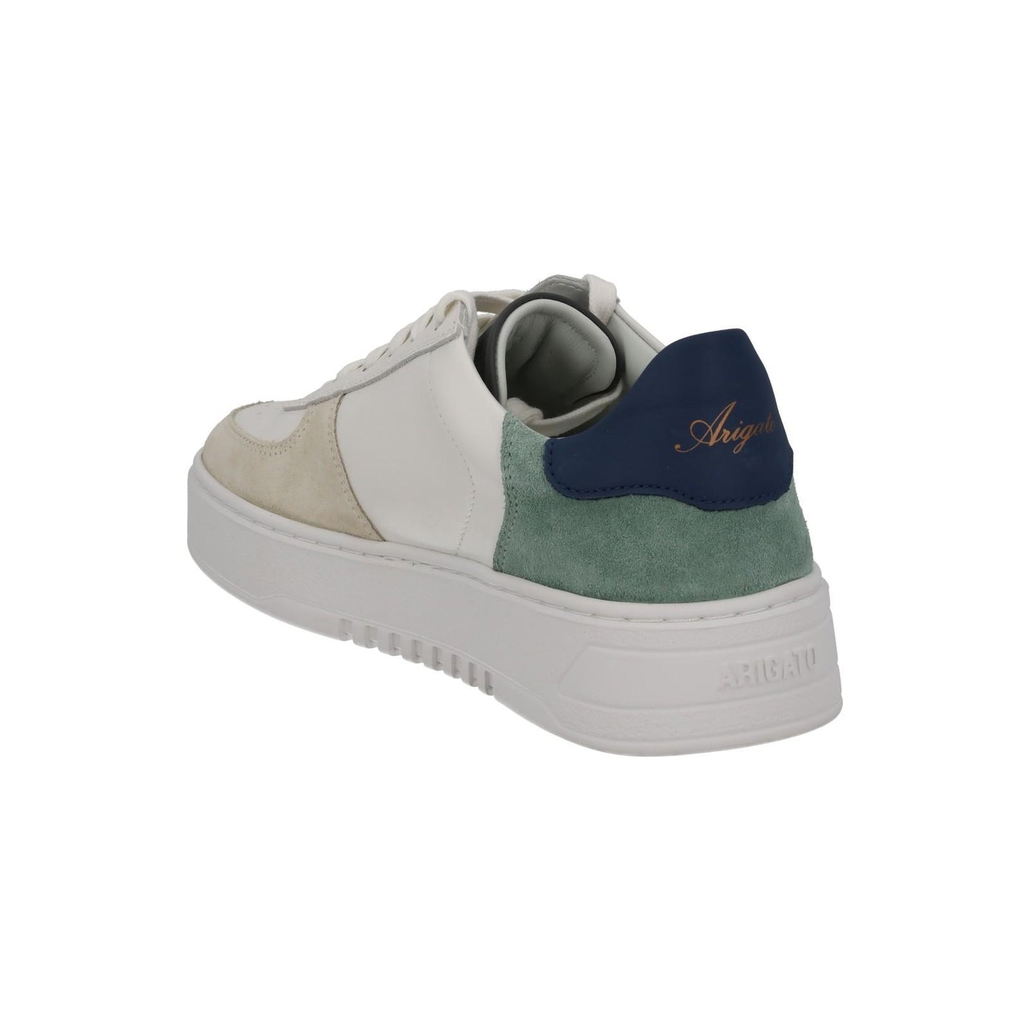 AXEL ARIGATO Men's White Suede Lace-Up Low Top Orbit Trainers UK6 RRP230 NEW
