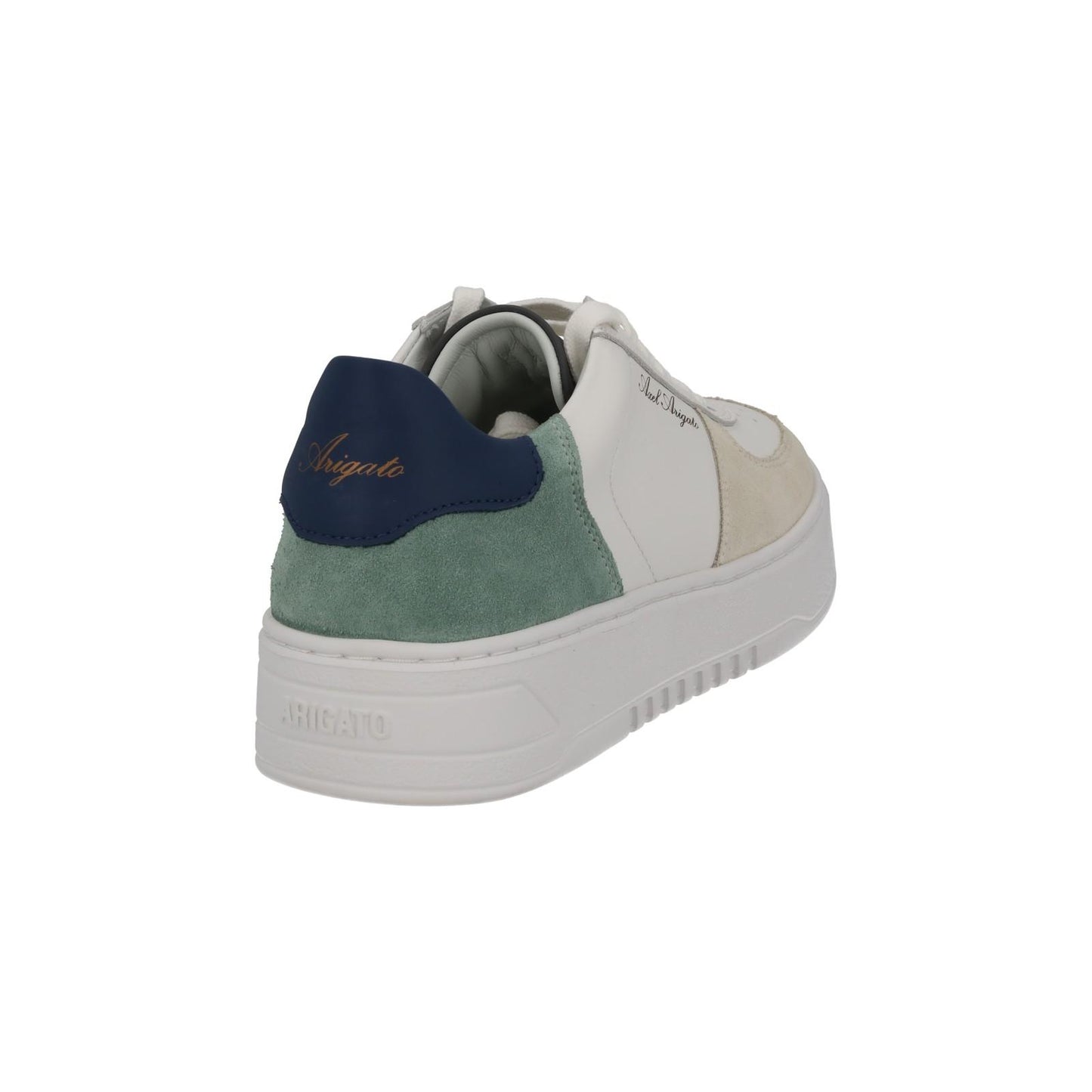 AXEL ARIGATO Men's White Suede Lace-Up Low Top Orbit Trainers UK6 RRP230 NEW