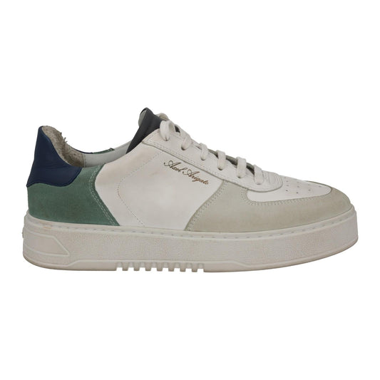 AXEL ARIGATO Men's White Combo Suede Low Top Orbit Trainers Size UK7 RRP230 NEW