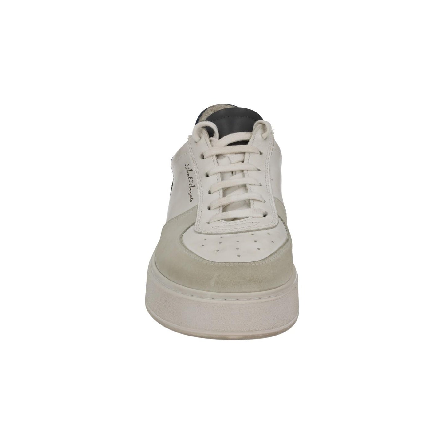 AXEL ARIGATO Men's White Combo Suede Low Top Orbit Trainers Size UK7 RRP230 NEW