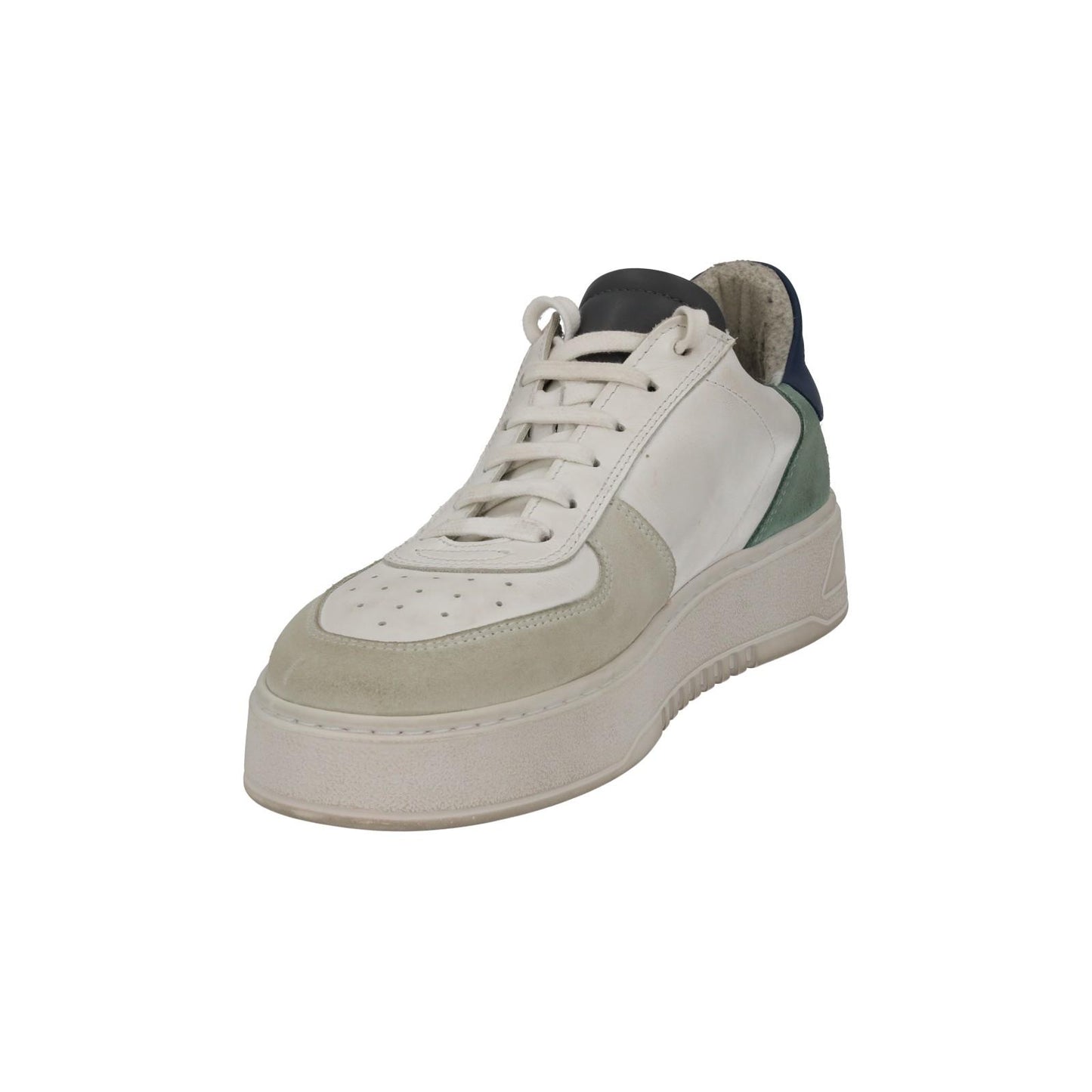 AXEL ARIGATO Men's White Combo Suede Low Top Orbit Trainers Size UK7 RRP230 NEW