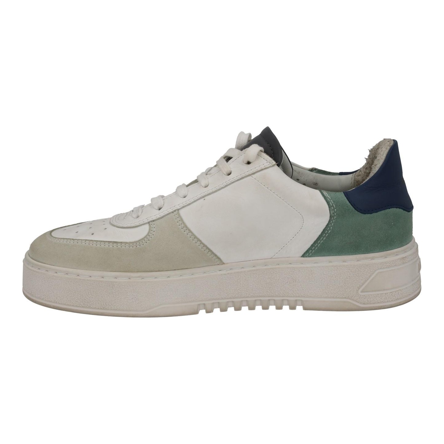 AXEL ARIGATO Men's White Combo Suede Low Top Orbit Trainers Size UK7 RRP230 NEW