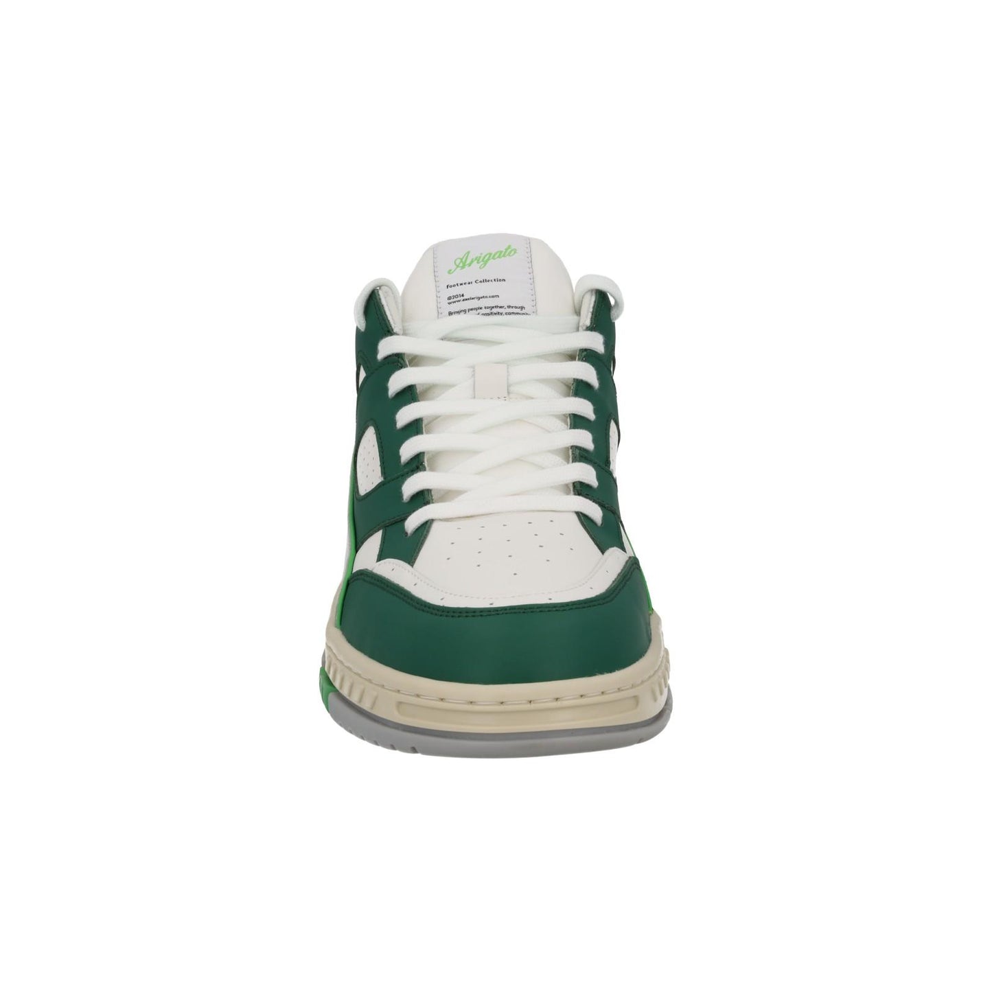 AXEL ARIGATO Men's Green & White Combo Area Low Trainers Size UK11 RRP265 NEW