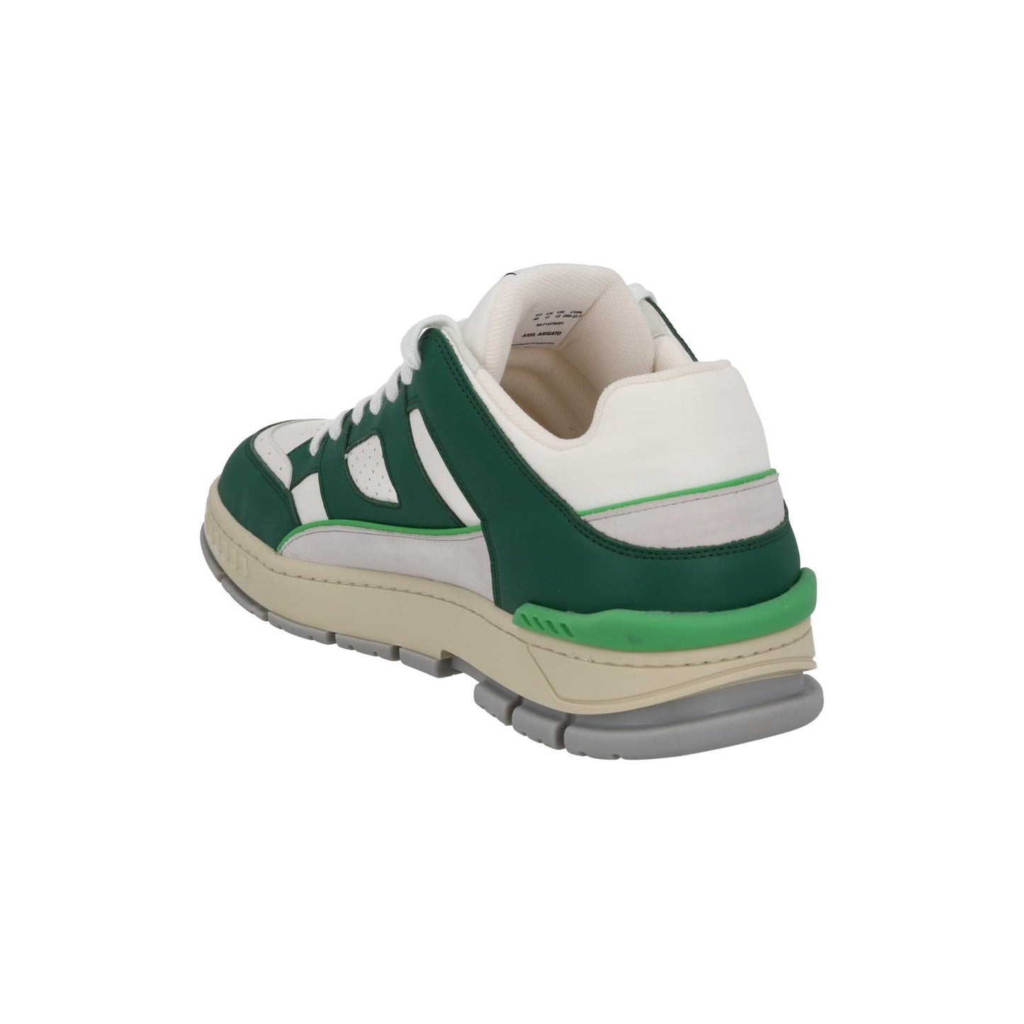 AXEL ARIGATO Men's Green & White Combo Area Low Trainers Size UK11 RRP265 NEW