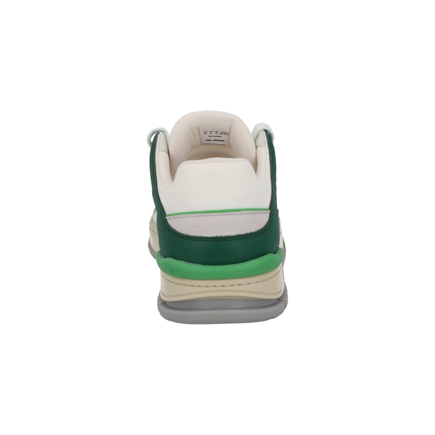 AXEL ARIGATO Men's Green & White Combo Area Low Trainers Size UK11 RRP265 NEW