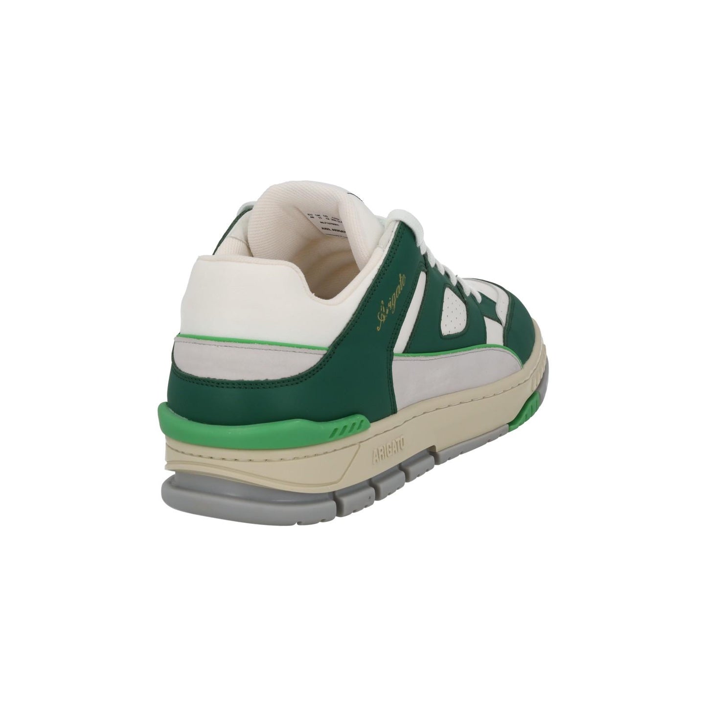 AXEL ARIGATO Men's Green & White Combo Area Low Trainers Size UK11 RRP265 NEW