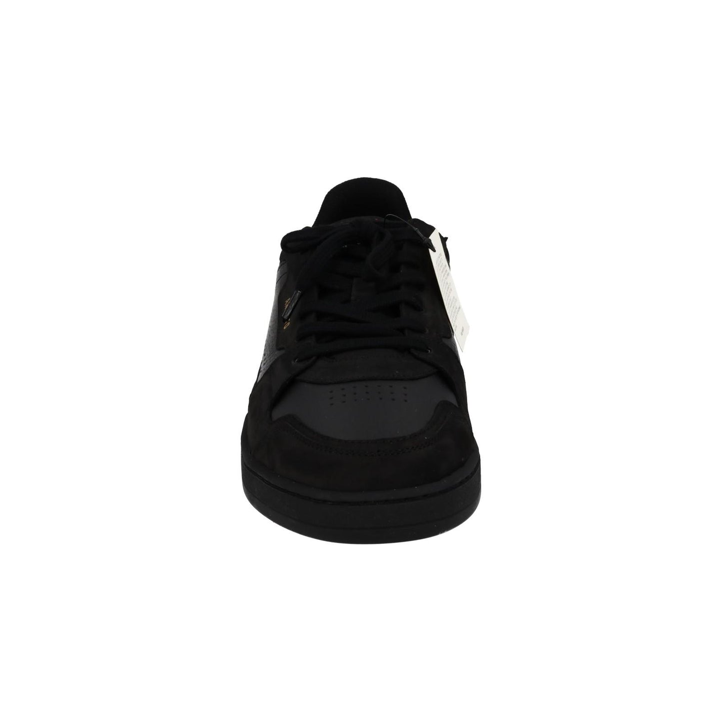 AXEL ARIGATO Men's Black Leather & Suede Dice Mono Trainers Size UK10 RRP215 NEW