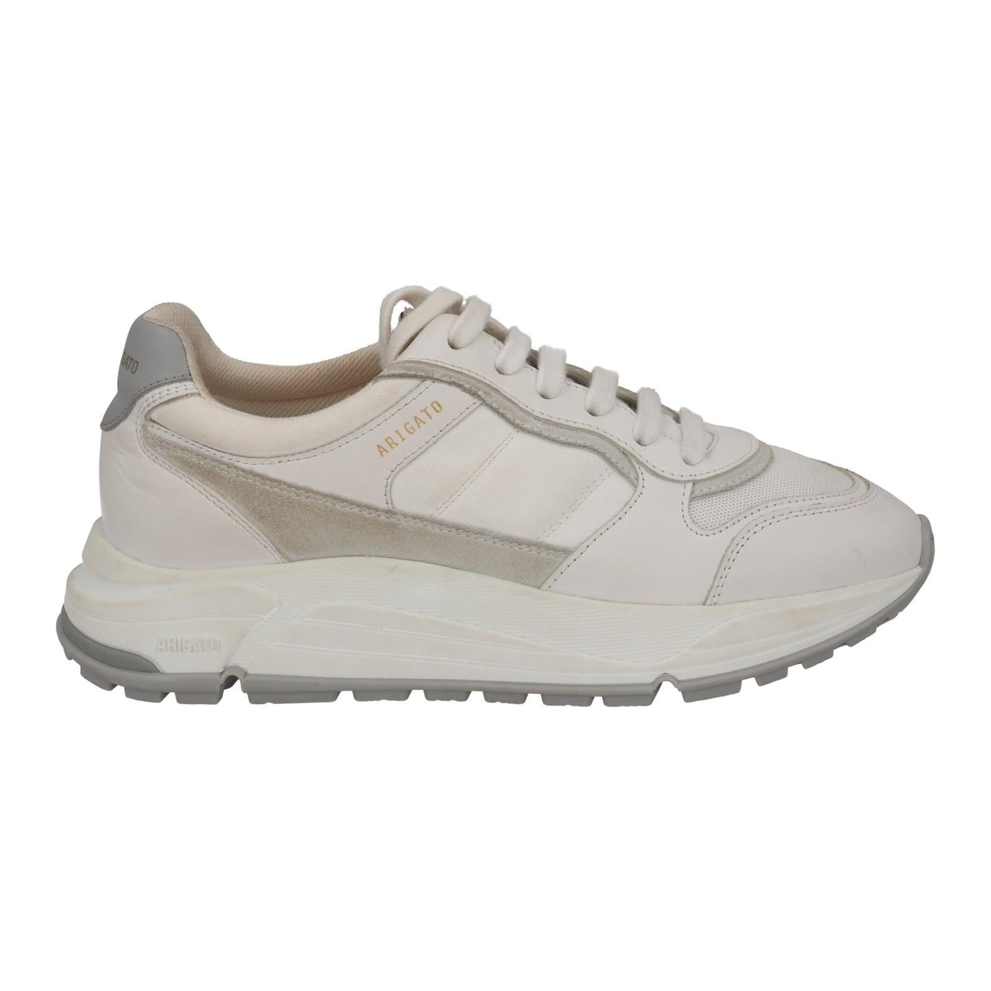 AXEL ARIGATO Ladies White Leather & Fabric Rush Trainers EU37 UK4 RRP210 NEW