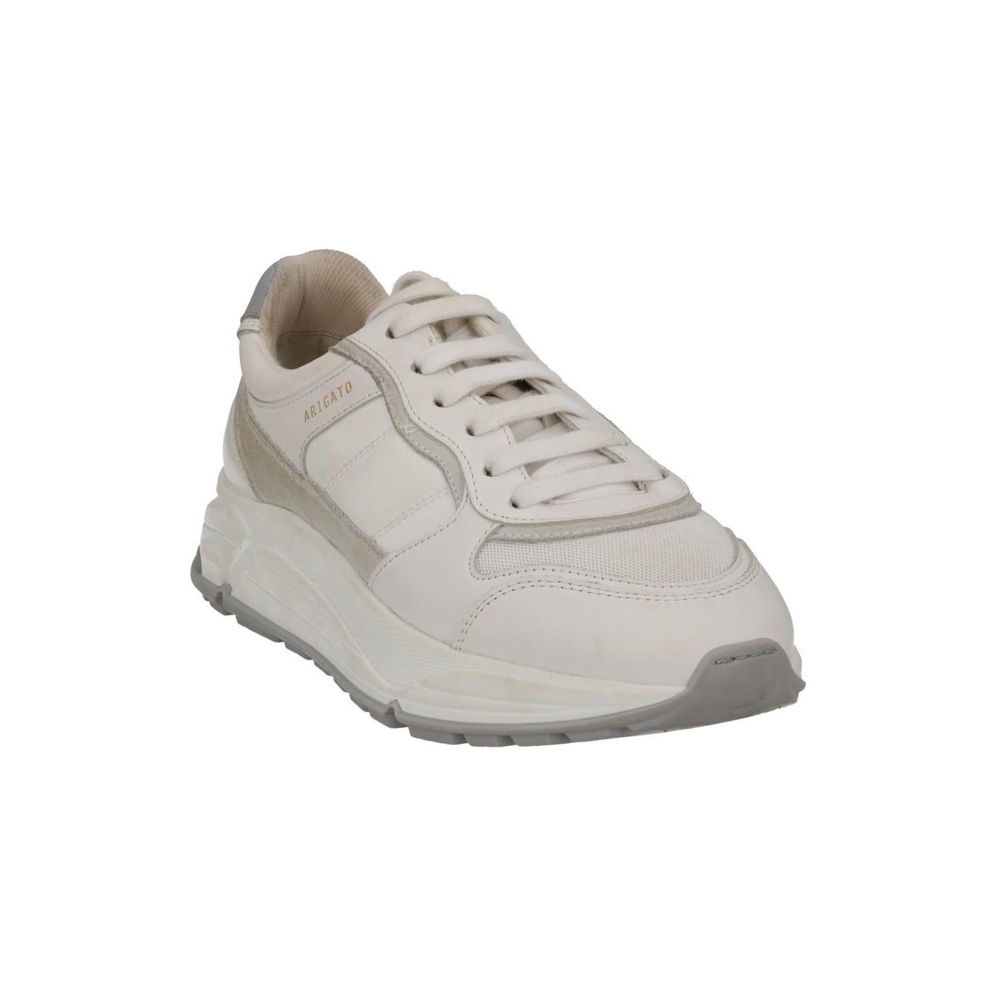 AXEL ARIGATO Ladies White Leather & Fabric Rush Trainers EU37 UK4 RRP210 NEW