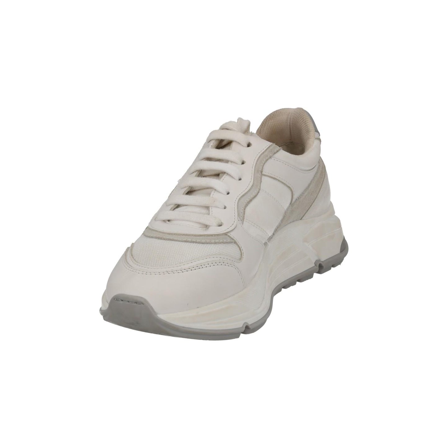 AXEL ARIGATO Ladies White Leather & Fabric Rush Trainers EU37 UK4 RRP210 NEW